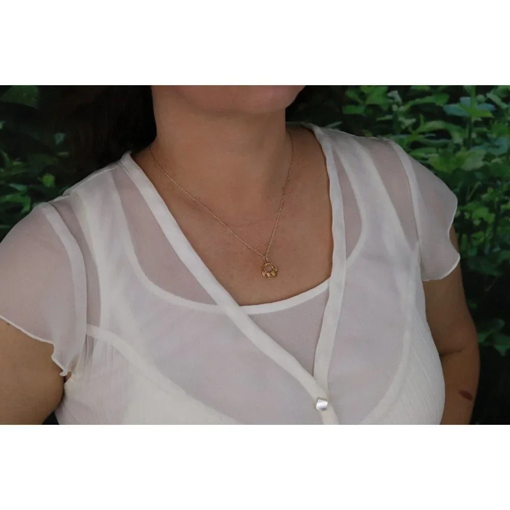Pendant Only 10k Yellow Gold Black Hills Gold Pendant - Picture 4 of 5